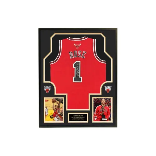 Yi Shot Chicago Bulls Basketball Fan Supplies 2 Included SA Certificate With Display Case Red Unisex