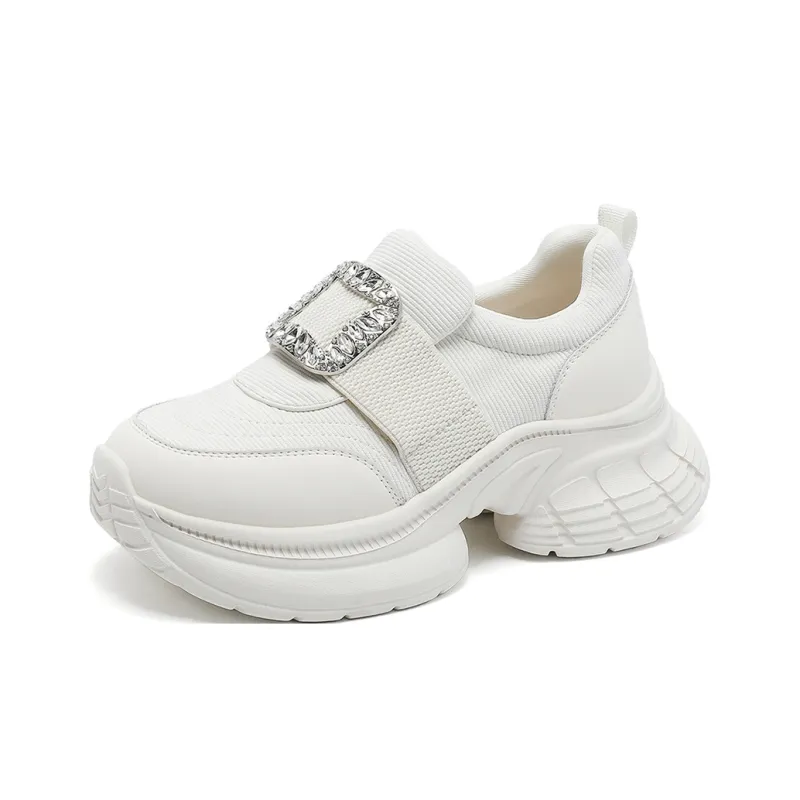 RED DRAGONFLY Height Increasing Shoes Height Increasing Lightweight Low Top Casual Shoes Women's Black Beige-8