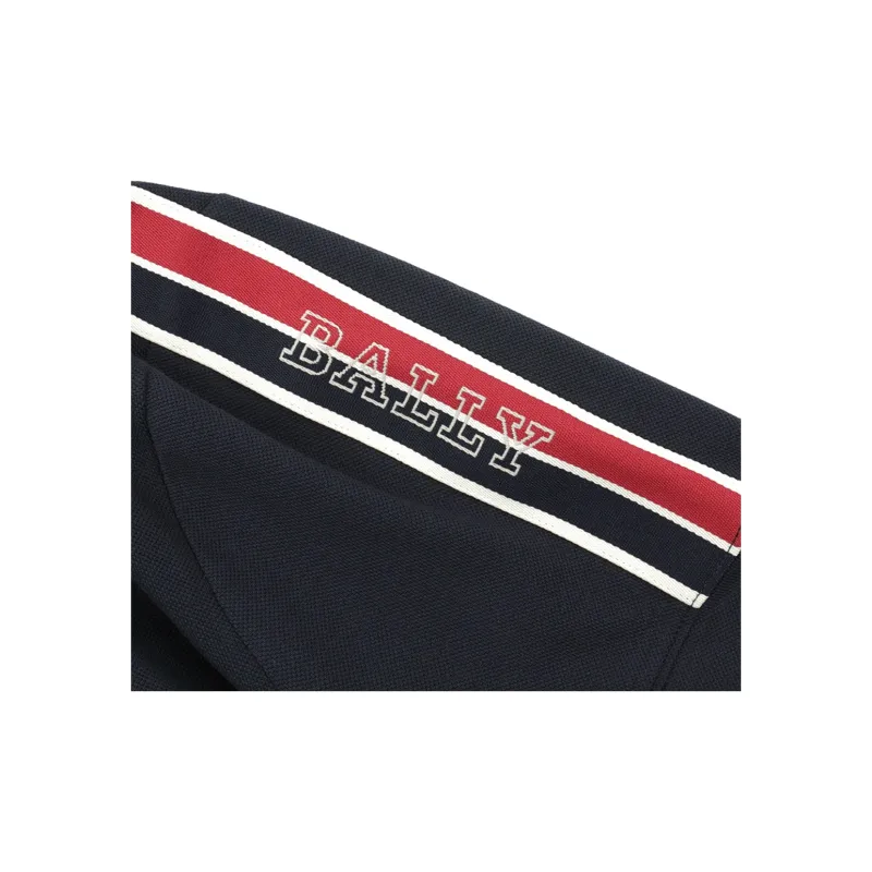 BALLY SS24 Polo Shirt Men Black-5