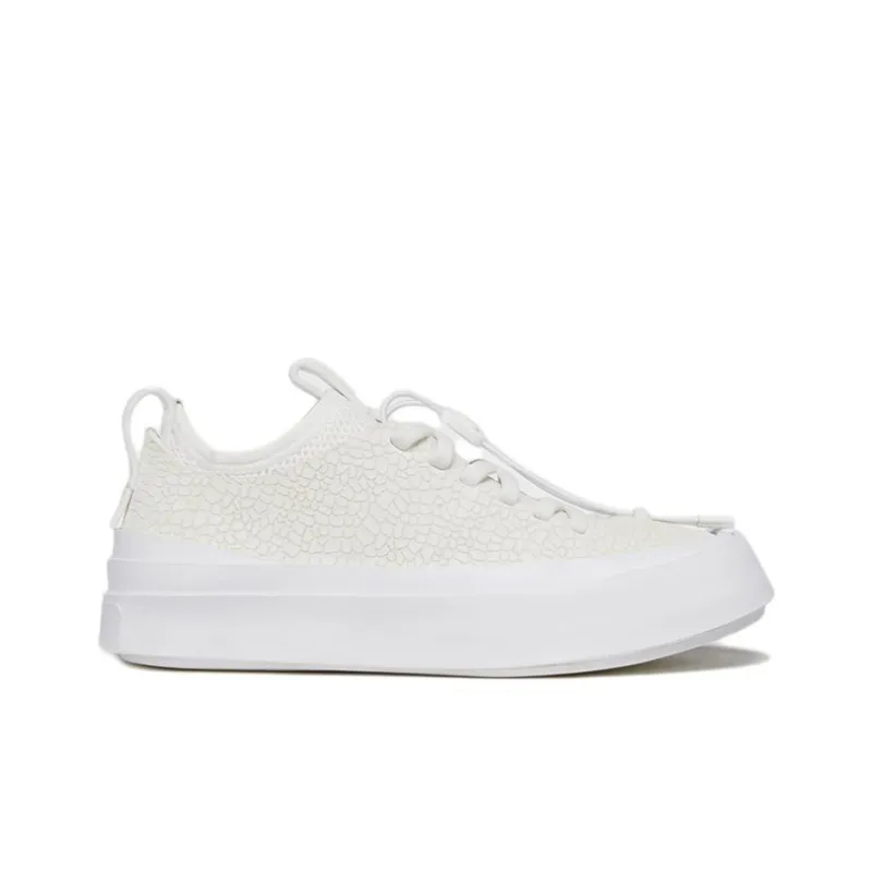 Mr. Bailey x Zegna Triple Stitch Low Top Stylish Skateboarding Shoes Men's White-1