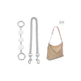 (Silver) Camellia Extender Chain+Decorative Chain 45cm