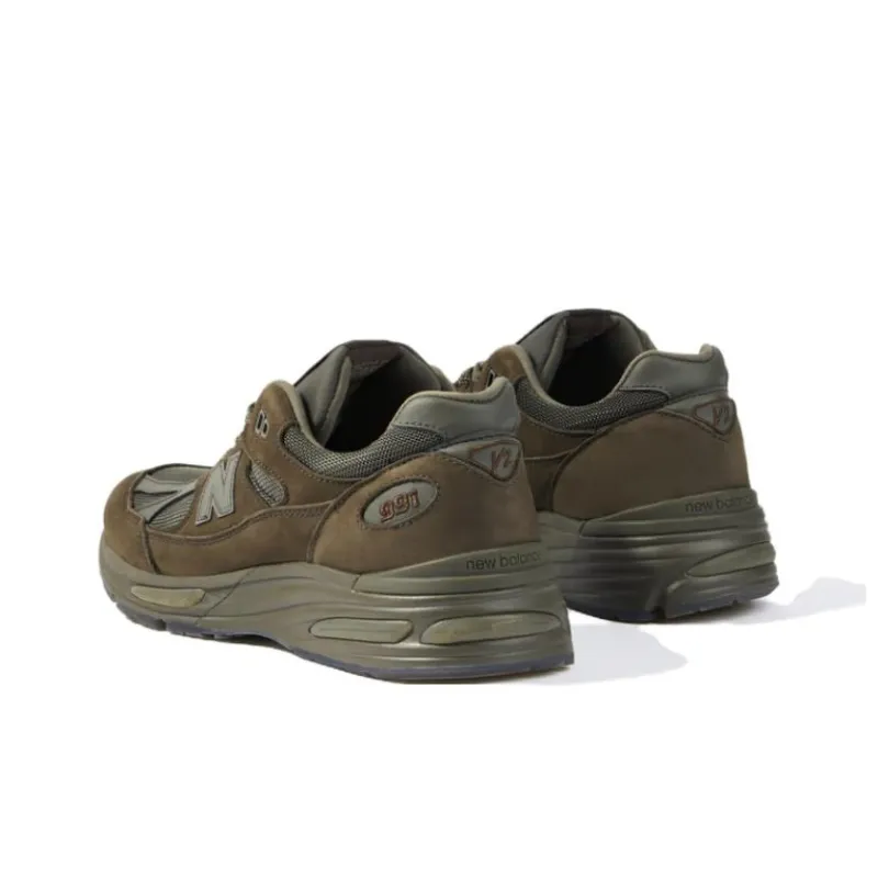 New Balance 991v2 MiUK Stone Island Ghost Pack Green-4