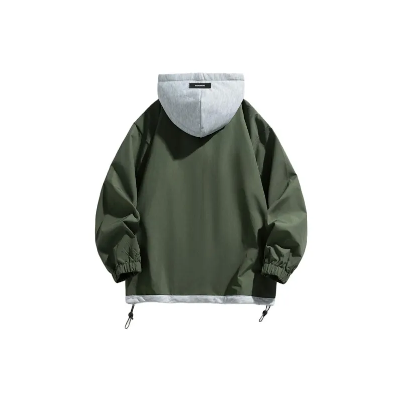 RASHOMONG Jackets Coats Unisex Black-5