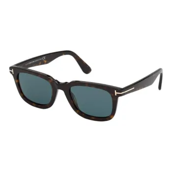 TOM FORD Acetate Square Sunglasses Unisex Tortoiseshell