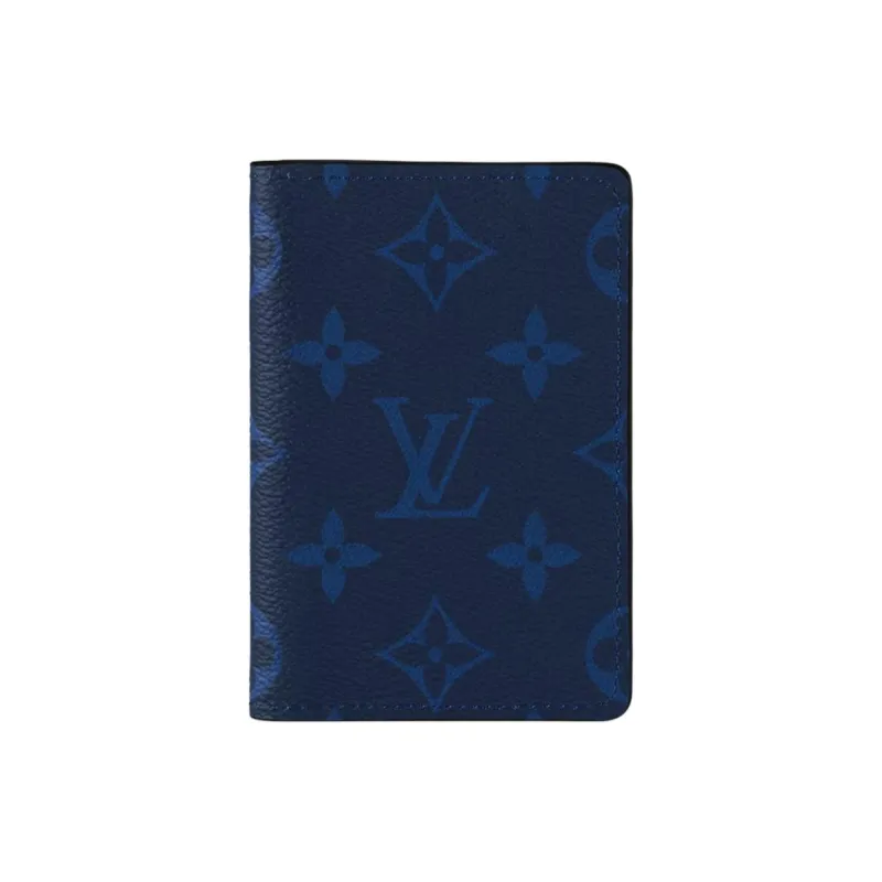 LOUIS VUITTON Pocket Organizer Navy Blue-0