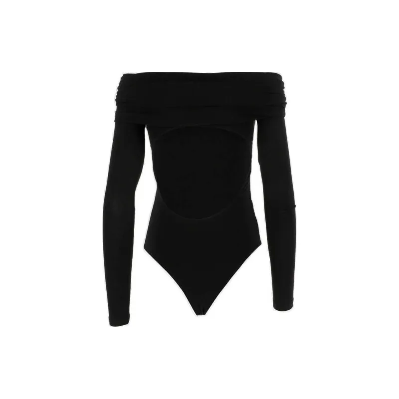 KHAITE Cibo Bodysuit 'Black'-1