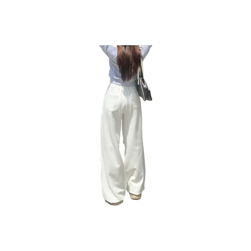 Wen Shan Casual Pants Women's White-4