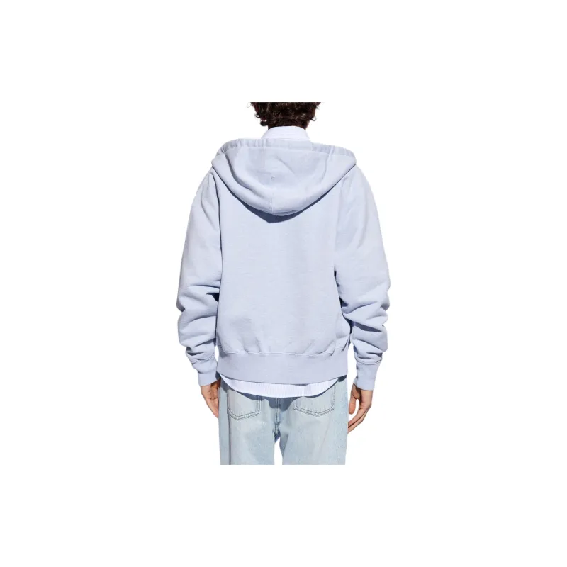 AMIPARIS Ami De Coeur Logo Embroidered Zip-Up Hoodie-2