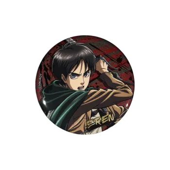 BOOM COMIC Attack On Titan S1 Collection, Badge, Levi Eren Yeager Official Valley Badges