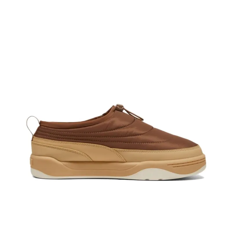PUMA Park Lifestyle Anti-Slip Wear-Resistant Low-Top Skateboard Shoes Unisex Brown-1