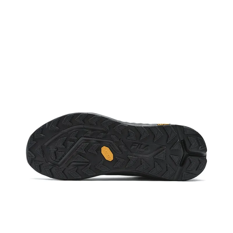 FILA BOA WOLF 2+ Slip Resistant Low Top Running Shoes Men's Black-2
