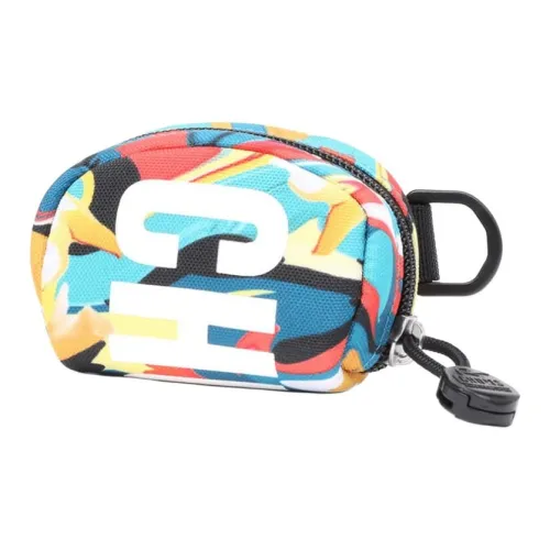 CHUMS Recycled Polyester Eyeglass Pouch Storage Bag Marble Multicolor