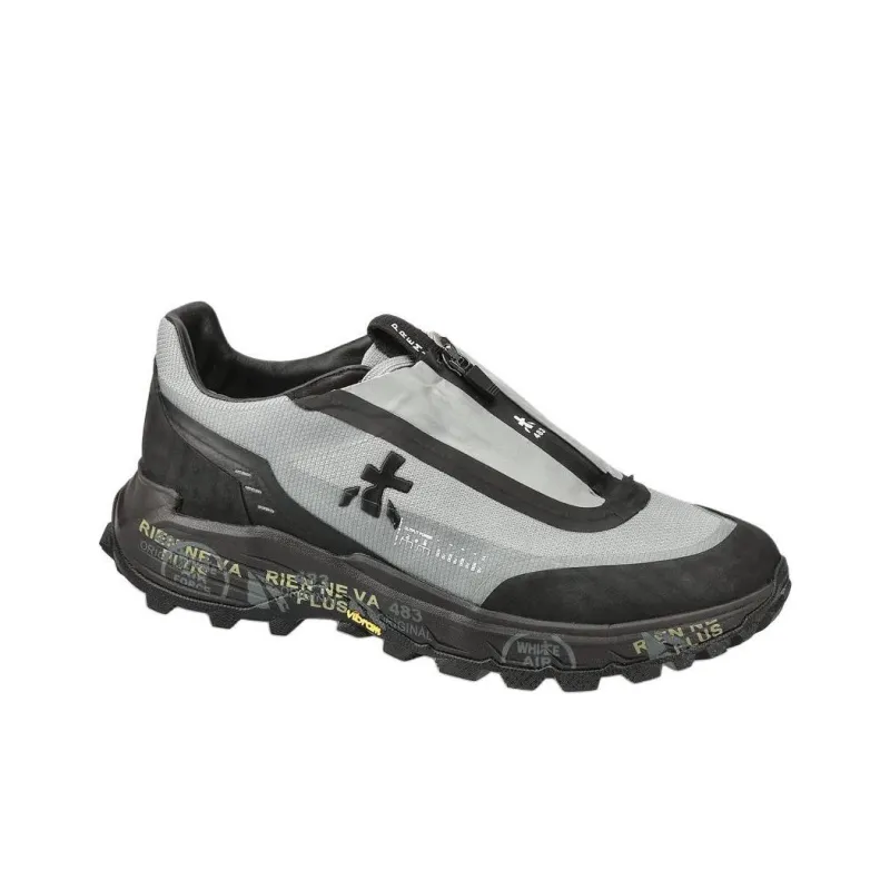 PREMIATA Sciliar Low Top Casual Shoes Men's Gray-2