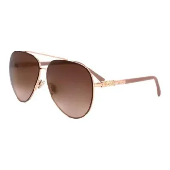 Jimmy Choo Metal Aviator Sunglasses Women's Gold