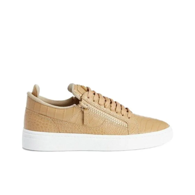 Giuseppe Zanotti Crocodile effect Leather Sneakers-1