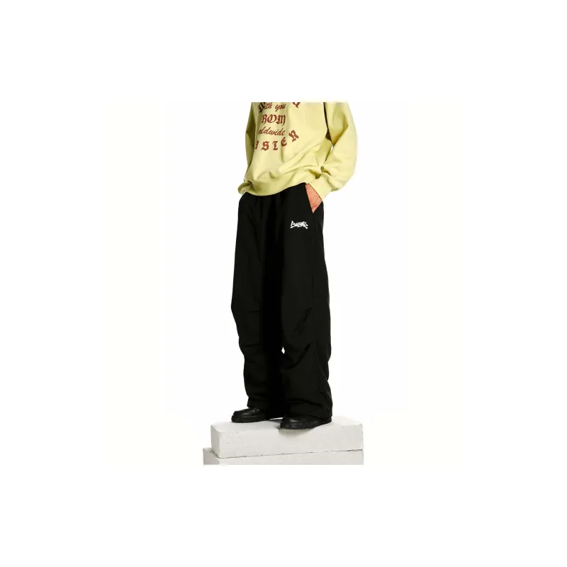 BEASTER Casual Pants Unisex Black-4