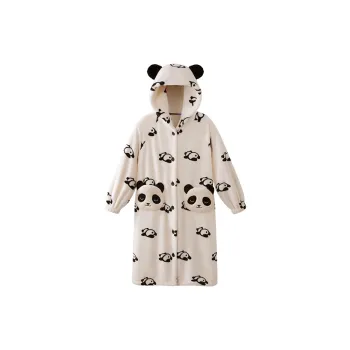 JINGYUN Pajama Robe Unisex Apricot