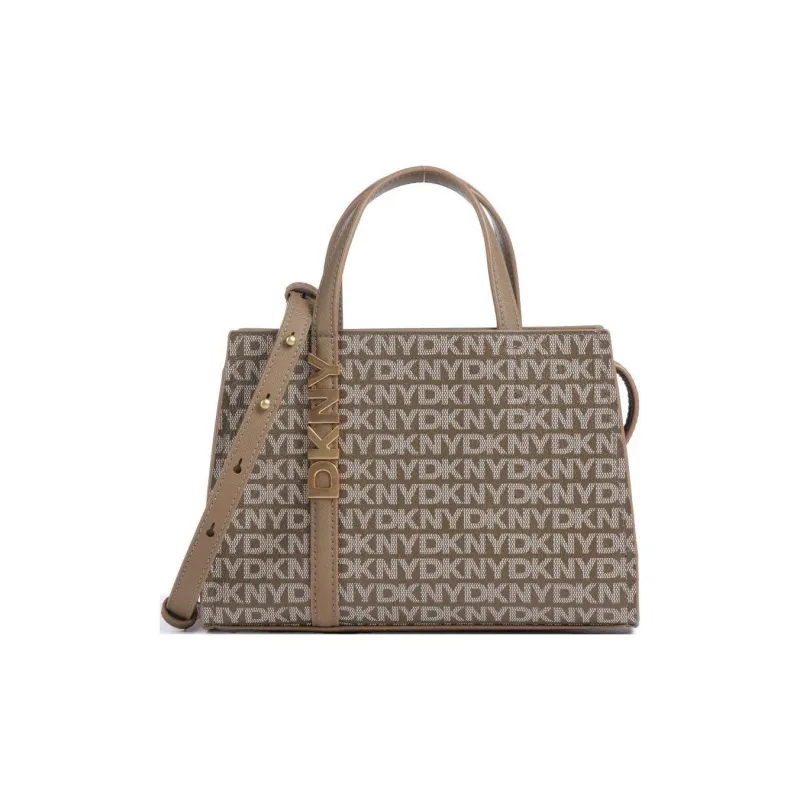 DKNY Synthetic Material Shoulder Bag Crossbody Bag Handbag Women's Light Brown-0