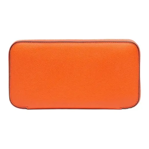 Valextra Millepunte Calfskin Wallet Women
s Lobster Red