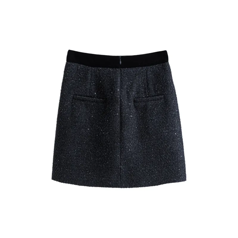 Cypress House Casual Short Skirts Women's Black-1