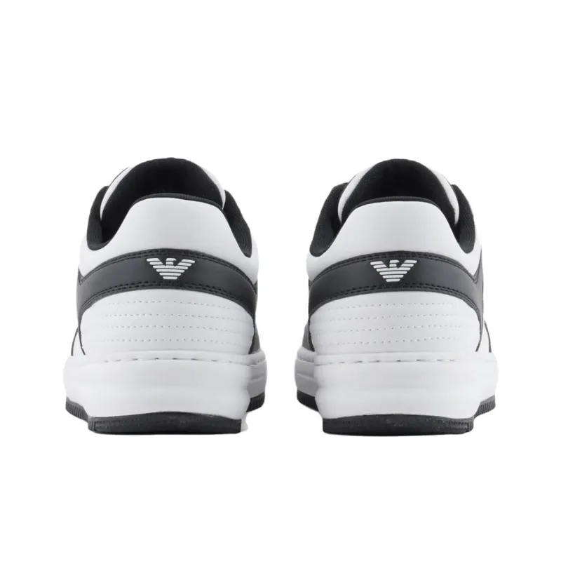 EMPORIO ARMANI EA7 Low-Top Casual Shoes Men's Black White-4