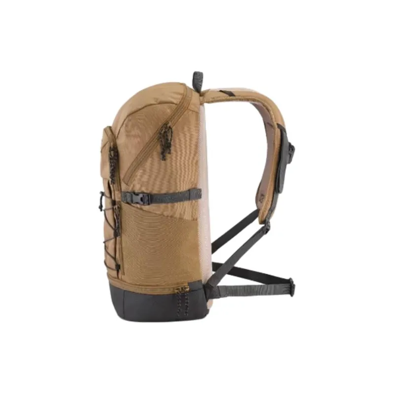 DECATHLON Polyester Outdoor Hiking Bag Backpack Unisex Brown Yellow-4