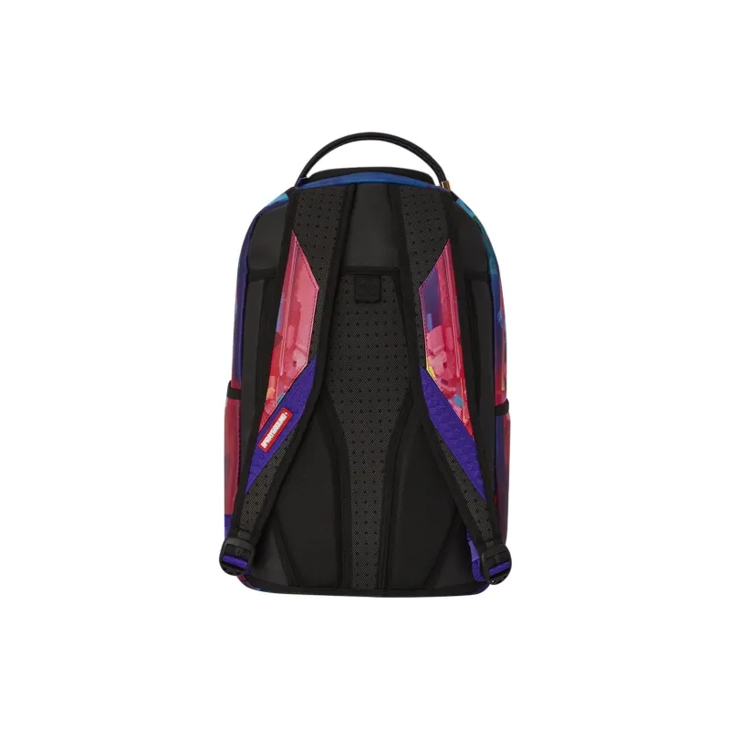 SPRAYGROUND Artificial Leather Backpack Women's Red Purple-4