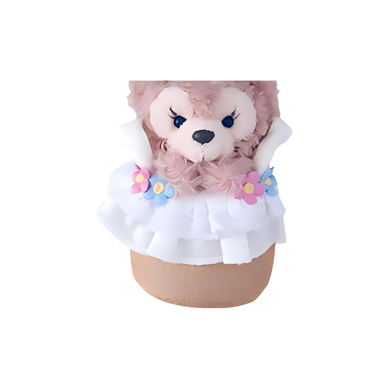 Disney Snow LinaMay Pink White Dolls Plush Doll 10.5cm Height Tokyo Disney-2