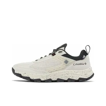 Columbia HATANA Anti-Slip Wear-Resistant Low-Top Trekking Shoes Men's White Gray