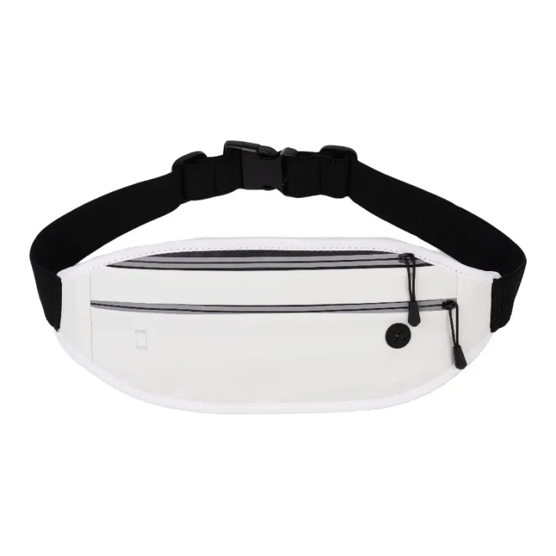 Warrior PU Fanny Pack Regular Unisex Black/White-5