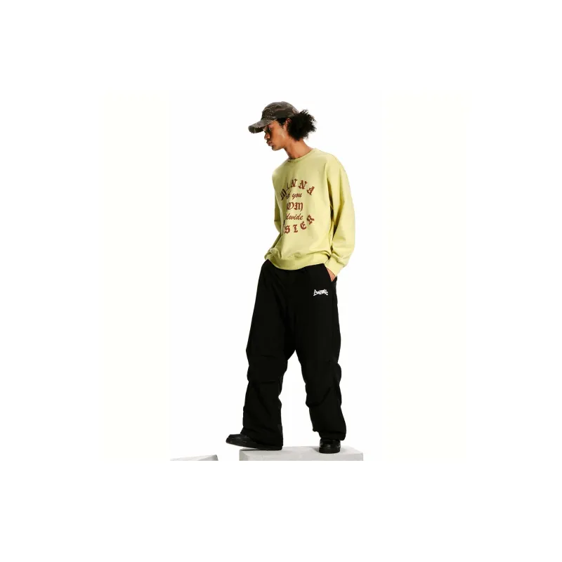 BEASTER Casual Pants Unisex Black-2