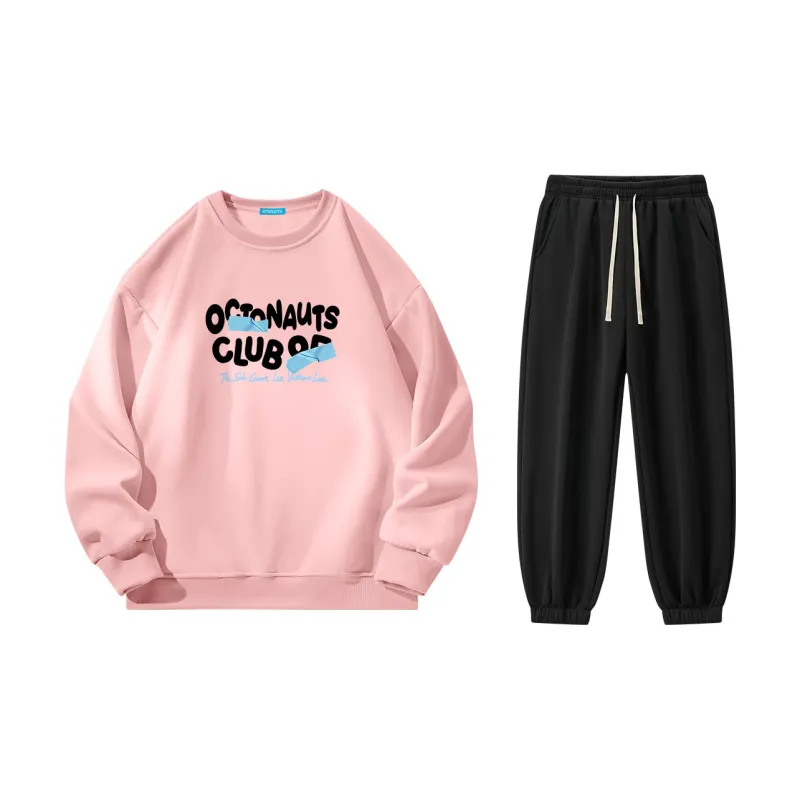 Small Columns Under The Sea Sweatshirt Set Unisex-19