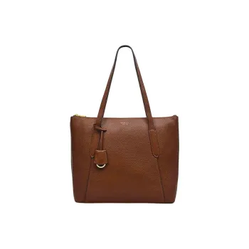 RADLEY Cow Leather Tote Bag Shopping Bag Shoulder Bags Large Size Women's Brown
