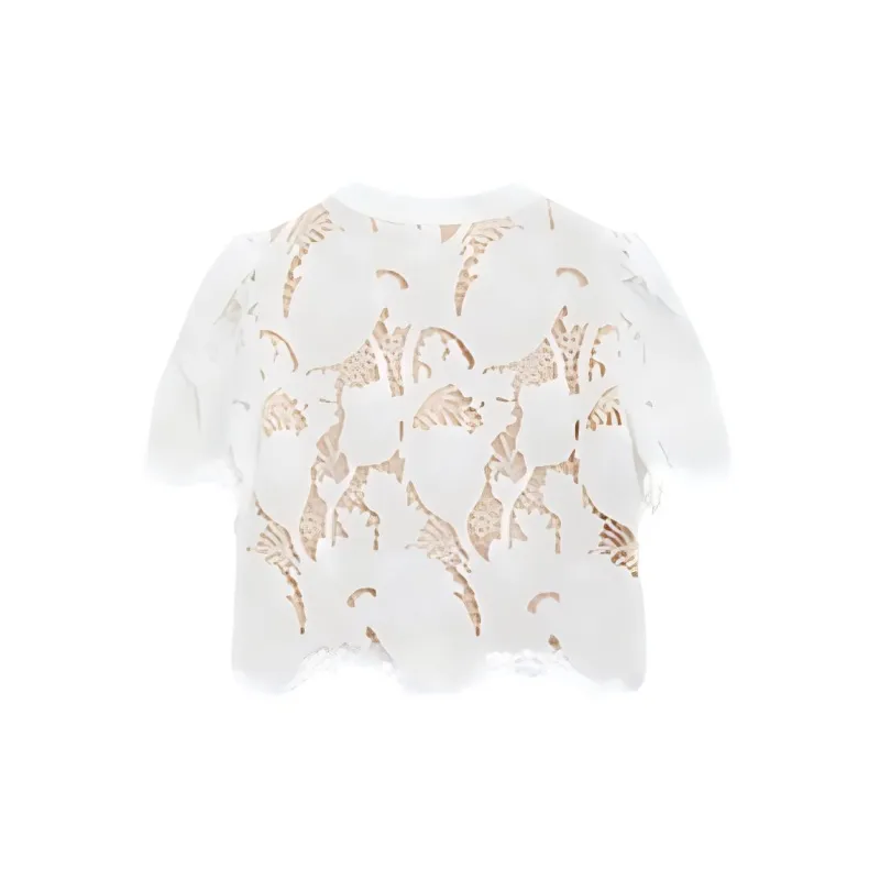 Bebe SS24 Shirt Women's Raw White-1