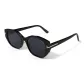 FT1168-K 01F Black Frame with Blue Lens