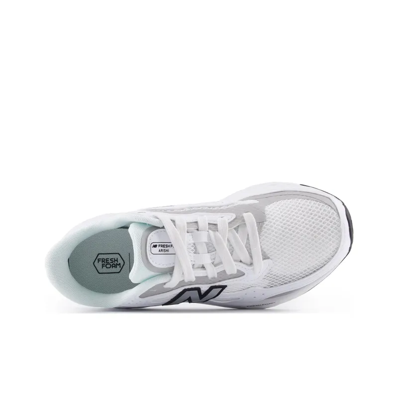 New Balance Fresh Foam Arishi V4 White Silver Metallic Black Women's-3