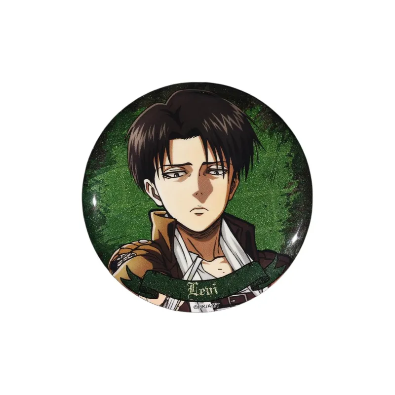 BOOM COMIC Attack On Titan S2 Shimmer Gold Onion Character Illustration Badges-3