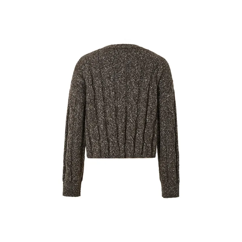 Hopeshow Knitwear Women's Coffee-1