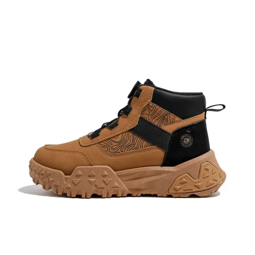 HUANQIU Anti Slip Wear Resistant High Top Casual Shoes Men's