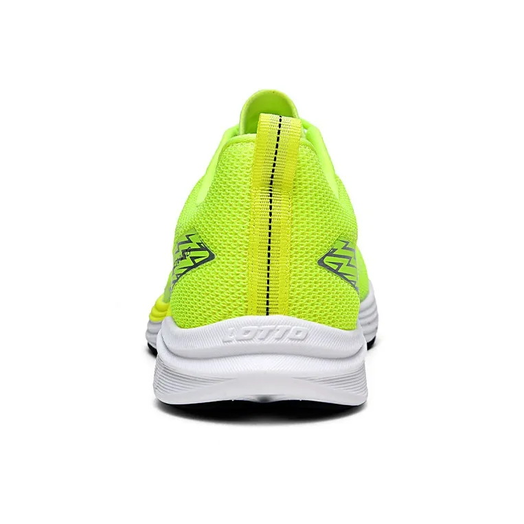 LOTTO Cushioning Rebound Wear-Resistant Low-Top Running Shoes Men's Neon Yellow-3