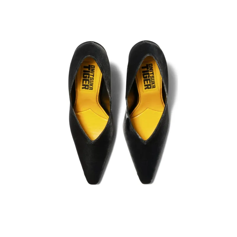 Onitsuka Tiger Chunky Heel High Heels Women's Black-3