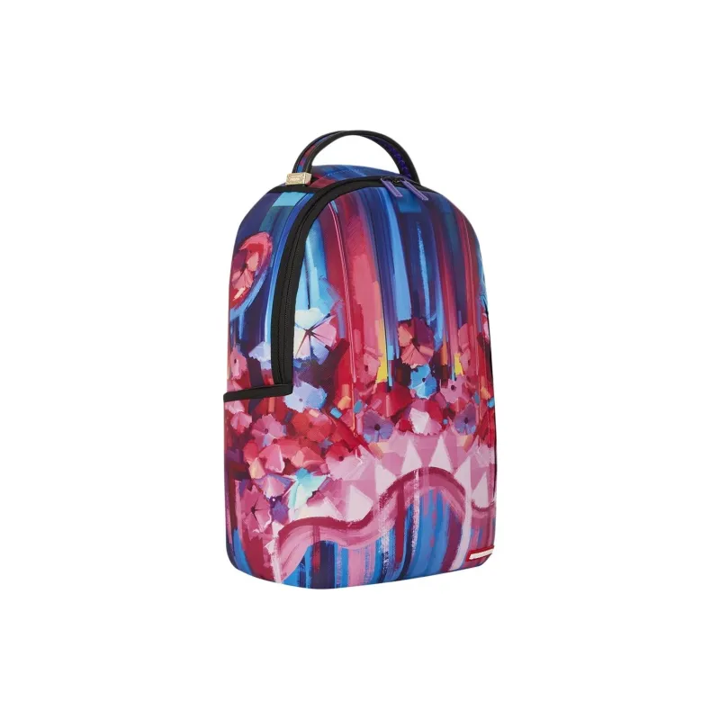 SPRAYGROUND Artificial Leather Backpack Women's Red Purple-1