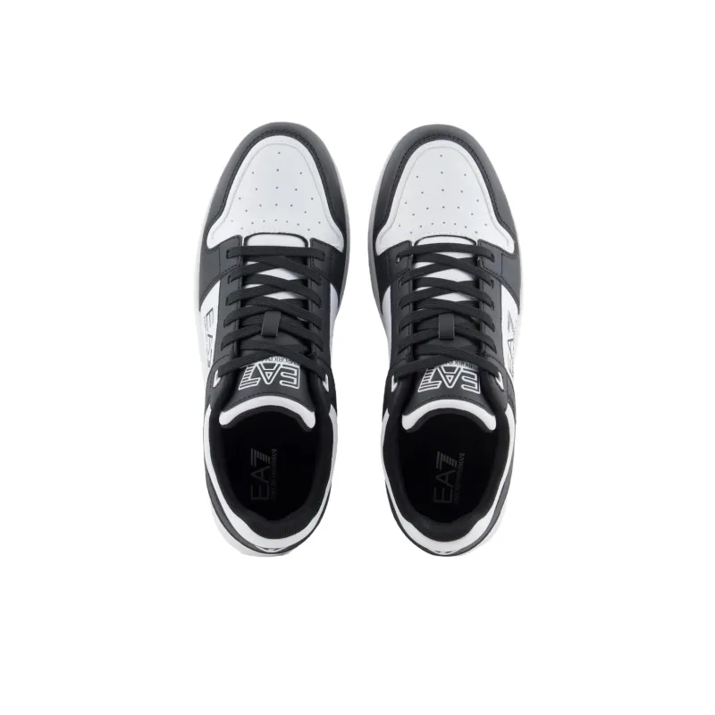 EMPORIO ARMANI EA7 Low-Top Casual Shoes Men's Black White-3