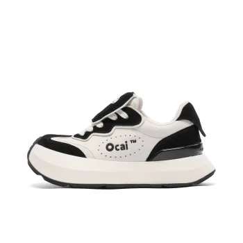 Ocai Anti Slip Wear Resistant Low Top Running Shoes Women's Black White