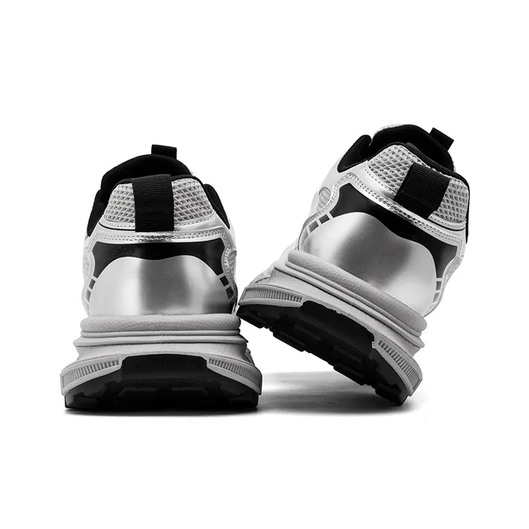 OUWENHEIMANBA Height Increasing Wear-Resistant Breathable Low-Top Chunky Sneakers Men's-8