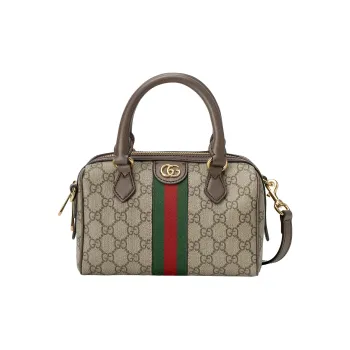 GUCCI Ophidia GG Supreme Canvas With Leather Shoulder Bag Crossbody Bag Handbag Mini Women's Beige & Ebony