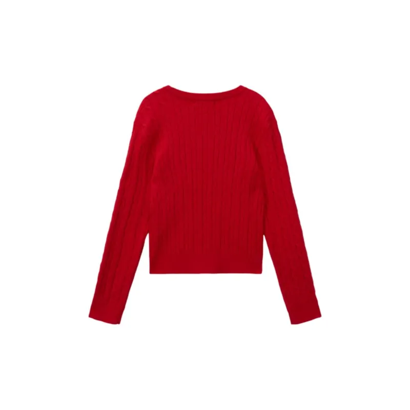 GUESS Sweaters Women's Red-1