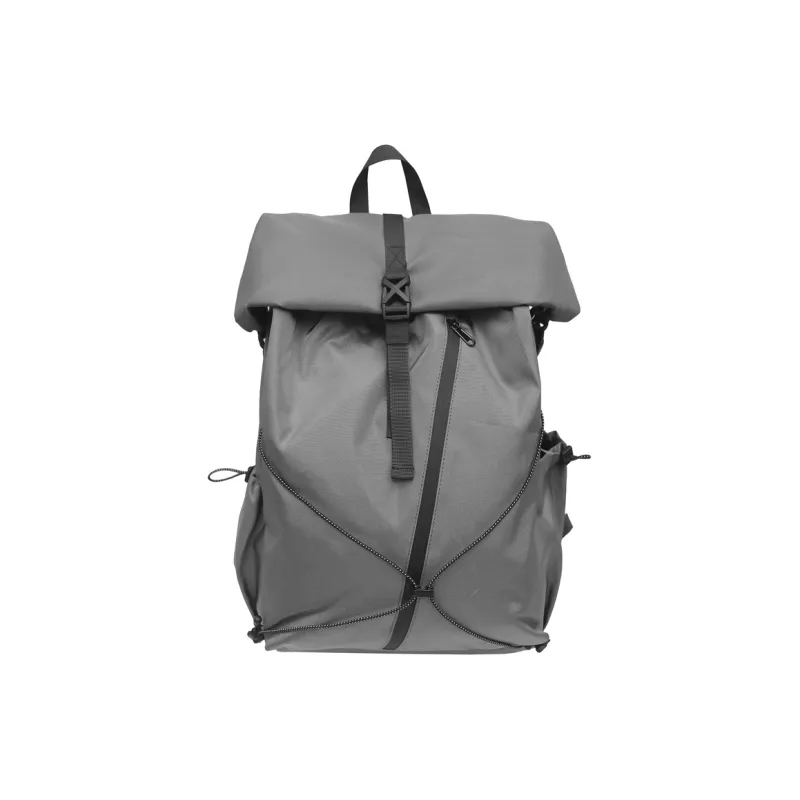 Yalu Oxford Backpack Regular Unisex Black/Dark Gray/Light Gray-4