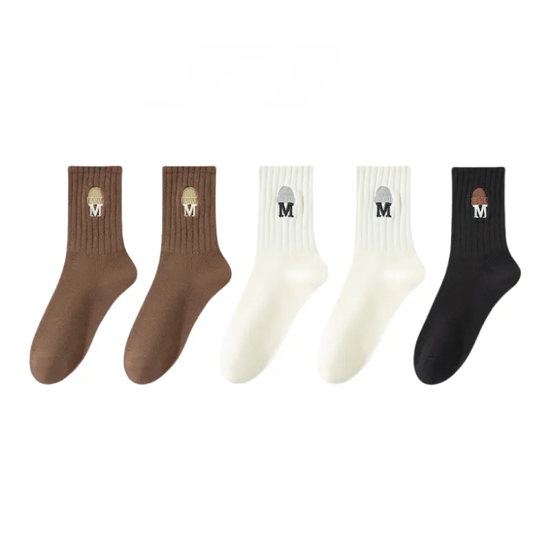 Lan Miao Mid Calf Socks Women's 5 Pack-4