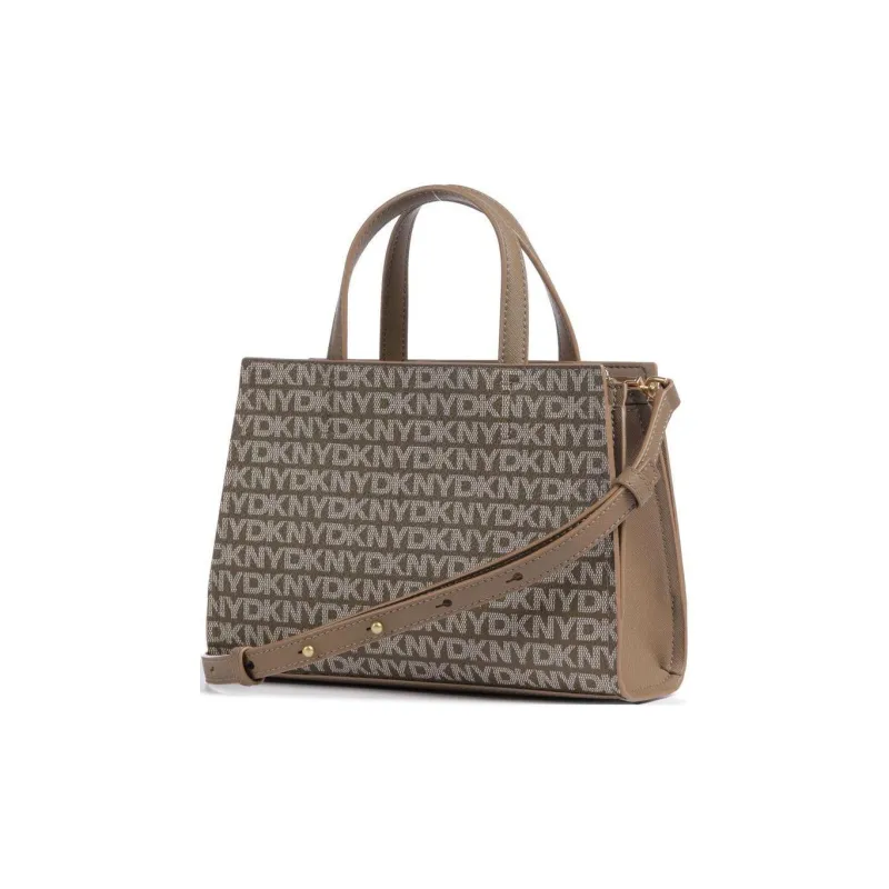 DKNY Synthetic Material Shoulder Bag Crossbody Bag Handbag Women's Light Brown-1